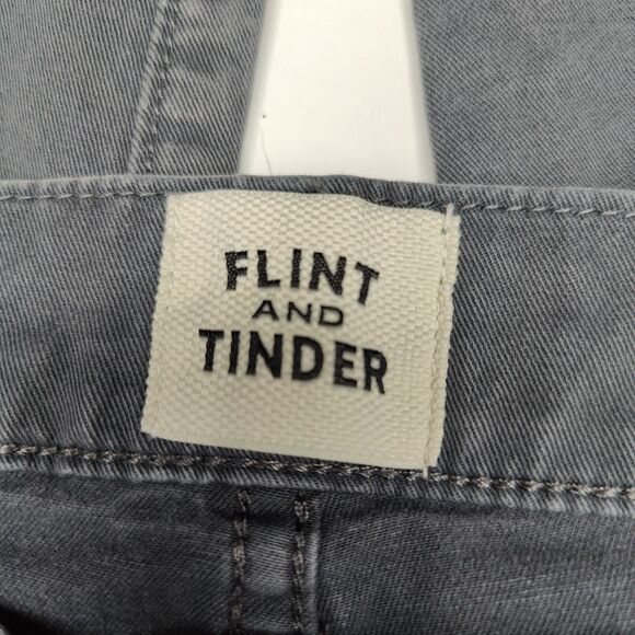 Flint and Tinder 365 Pants Mens 33x30 Navy Blue Washed Tapered Fit Huckberry - Picture 4 of 7